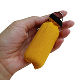Maxbell 10 Pieces Cylinder Floating Keyring for Marine Boat Yacht Sailing Yellow