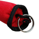Maxbell 10 Pieces Cylinder Floating Keyring for Marine Boat Yacht Sailing Red