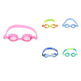 Maxbell Maxbell Silicone Unisex Kids Child Anti-Fog Swimming Goggles Glasses Blue White