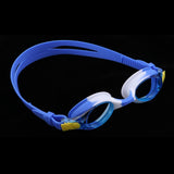 Maxbell Maxbell Silicone Unisex Kids Child Anti-Fog Swimming Goggles Glasses Blue White