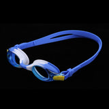 Maxbell Maxbell Silicone Unisex Kids Child Anti-Fog Swimming Goggles Glasses Blue White