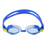 Maxbell Maxbell Silicone Unisex Kids Child Anti-Fog Swimming Goggles Glasses Blue White