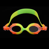 Maxbell Silicone Unisex Kids Child Anti-Fog Swimming Goggles Glasses Yellow Orange - Aladdin Shoppers