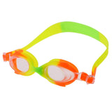 Maxbell Maxbell Silicone Unisex Kids Child Anti-Fog Swimming Goggles Glasses Yellow Orange