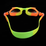 Maxbell Silicone Unisex Kids Child Anti-Fog Swimming Goggles Glasses Yellow Orange - Aladdin Shoppers