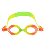 Maxbell Silicone Unisex Kids Child Anti-Fog Swimming Goggles Glasses Yellow Orange - Aladdin Shoppers