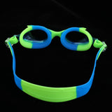 Maxbell Maxbell Silicone Unisex Kids Child Anti-Fog Swimming Goggles Glasses Blue Green