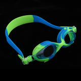 Maxbell Silicone Unisex Kids Child Anti-Fog Swimming Goggles Glasses Blue Green - Aladdin Shoppers