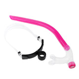 Maxbell Maxbell Scuba Diving Swimming Adjust Center Snorkel Set Breathing Tube Gear Rose Red