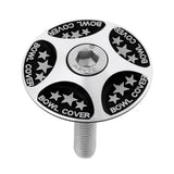 Maxbell Maxbell MTB Mountain Road Bike Bicycle Aluminum Alloy Headset Stem Top Cap Black