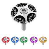 Maxbell Maxbell MTB Mountain Road Bike Bicycle Aluminum Alloy Headset Stem Top Cap Black