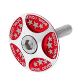 Maxbell Maxbell MTB Mountain Road Bike Bicycle Aluminum Alloy Headset Stem Top Cap Red