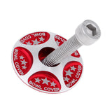 Maxbell Maxbell MTB Mountain Road Bike Bicycle Aluminum Alloy Headset Stem Top Cap Red