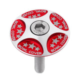 Maxbell Maxbell MTB Mountain Road Bike Bicycle Aluminum Alloy Headset Stem Top Cap Red