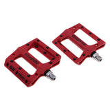 Maxbell 1 Pair Bicycle Bike Pedals Sealed Bearing Pedal Polyamide Pedal Red - Aladdin Shoppers