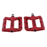 Maxbell 1 Pair Bicycle Bike Pedals Sealed Bearing Pedal Polyamide Pedal Red - Aladdin Shoppers