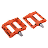 Maxbell 1 Pair Bicycle Bike Pedals Sealed Bearing Pedal Polyamide Pedal Orange - Aladdin Shoppers