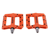 Maxbell 1 Pair Bicycle Bike Pedals Sealed Bearing Pedal Polyamide Pedal Orange - Aladdin Shoppers