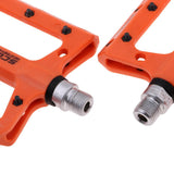 Maxbell 1 Pair Bicycle Bike Pedals Sealed Bearing Pedal Polyamide Pedal Orange - Aladdin Shoppers