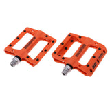 Maxbell 1 Pair Bicycle Bike Pedals Sealed Bearing Pedal Polyamide Pedal Orange - Aladdin Shoppers