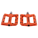 Maxbell 1 Pair Bicycle Bike Pedals Sealed Bearing Pedal Polyamide Pedal Orange - Aladdin Shoppers