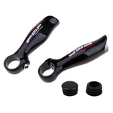 Maxbell 2PCS Black Cycling Bicycle Bike Mountain Handlebar Bar End Grips Jet Black