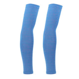 Maxbell Maxbell 1 Pair Summer Cycling Arm Sleeves Anti UV Oversleeve Cover Royal Purple-L