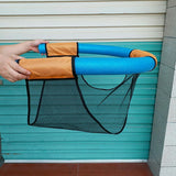 Maxbell Swimming Noodle Floating Pool Chair Net Beach Pool Seat Water Toys Orange