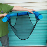 Maxbell Swimming Noodle Floating Pool Chair Net Beach Pool Swim Seat Water Toys Blue