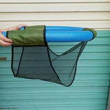 Maxbell Swimming Noodle Floating Pool Chair Net Beach Pool Seat Water Toys ArmyGreen