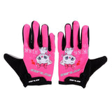 Maxbell Kids Cycling Gloves Children Boys Girls Riding Glove Cat L Long Finger - Aladdin Shoppers