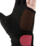 Maxbell Snooker Billiard Cue Glove Pool Open Left Hand Three Finger Glove Black