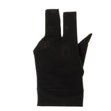 Maxbell Snooker Billiard Cue Glove Pool Open Left Hand Three Finger Glove Black