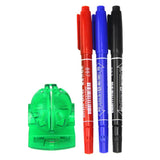 Maxbell Maxbell Golf Ball Liner Marker Line Drawing Alignment Tool Drawer Stencil Green Clip