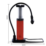Maxbell Portable Bike Ball Foot Activated Pump Mini Cycle Air Pump Inflator Red