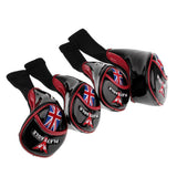 Maxbell 4pcs Long Neck Golf Club Head Cover Wedge Iron Protect Headcover Red Black - Aladdin Shoppers