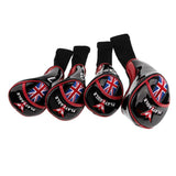 Maxbell 4pcs Long Neck Golf Club Head Cover Wedge Iron Protect Headcover Red Black - Aladdin Shoppers