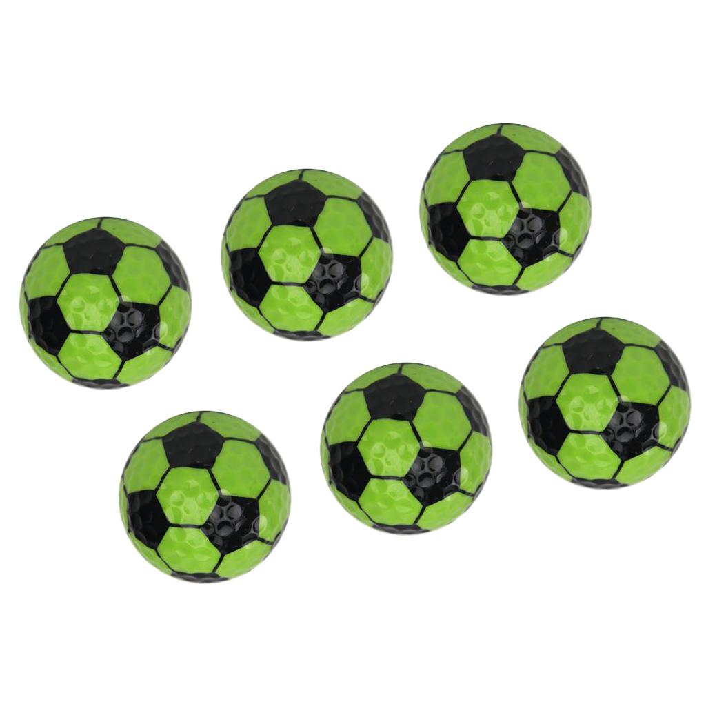 Maxbell Maxbell 6 Pieces Golf Practice Balls Training Aid Sports Accessories Grass Green