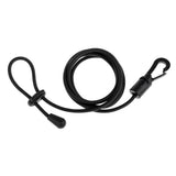 Maxbell 2 Pieces Safety Kayak Paddle Leash Fishing Rod Cord Black