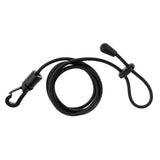 Maxbell 2 Pieces Safety Kayak Paddle Leash Fishing Rod Cord Black