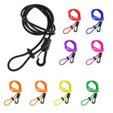 Maxbell 2 Pieces Safety Kayak Paddle Leash Fishing Rod Cord Black