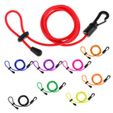 Maxbell 2 Pieces Safety Kayak Paddle Leash Fishing Rod Cord Black