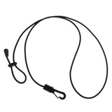 Maxbell 2 Pieces Safety Kayak Paddle Leash Fishing Rod Cord Black