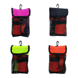 Maxbell Maxbell Scuba Diving Reel & SMB Safety Marker Buoy Holder Carry Mesh Bag Rosy