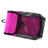 Maxbell Maxbell Scuba Diving Reel & SMB Safety Marker Buoy Holder Carry Mesh Bag Rosy