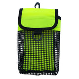 Maxbell Maxbell Scuba Diving Reel & SMB Safety Marker Buoy Holder Carry Mesh Bag Fluo Yellow