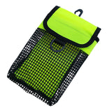 Maxbell Maxbell Scuba Diving Reel & SMB Safety Marker Buoy Holder Carry Mesh Bag Fluo Yellow