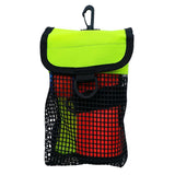 Maxbell Maxbell Scuba Diving Reel & SMB Safety Marker Buoy Holder Carry Mesh Bag Fluo Yellow