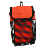 Maxbell Maxbell Scuba Diving Reel & SMB Safety Marker Buoy Holder Carry Mesh Bag Orange