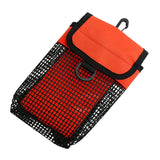 Maxbell Maxbell Scuba Diving Reel & SMB Safety Marker Buoy Holder Carry Mesh Bag Orange